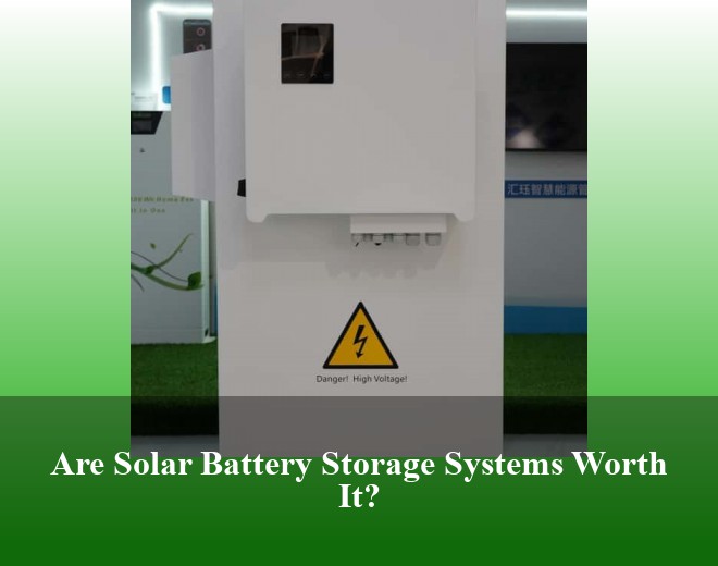 Are Solar Battery Storage Systems Worth It?